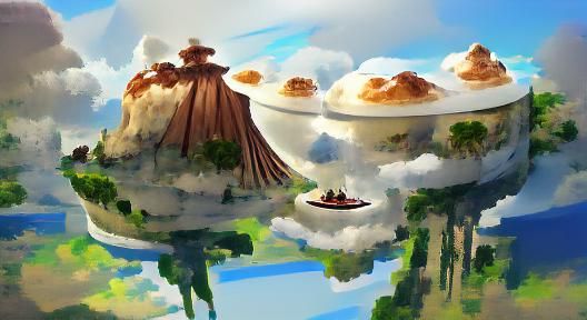 Floating Island in the Sky