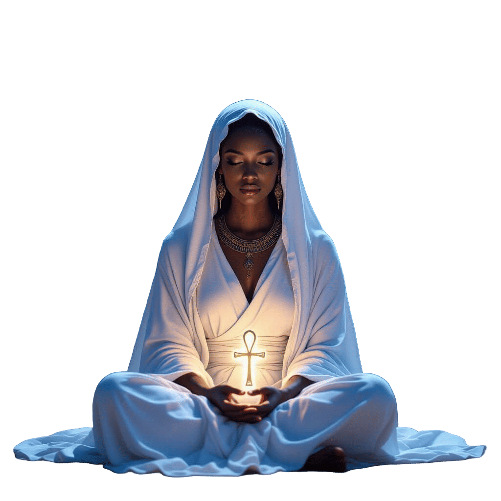 Cosmic African Mystic in Cinematic Lighting