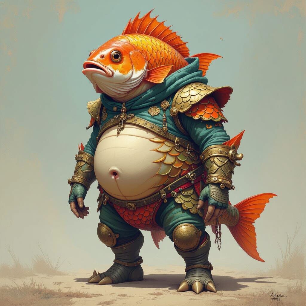 Bizarre Creature in a Fantastical Style