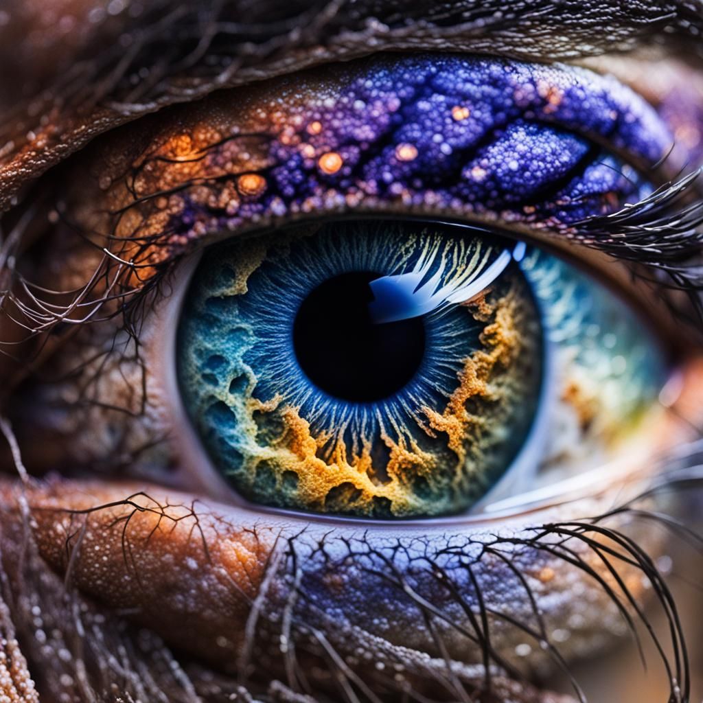 Eye of the Universe: Merging Human and Galaxy