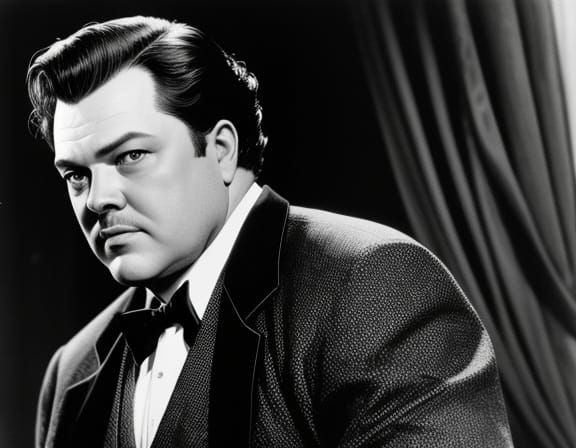 Orson Wells as Charles Foster Kane