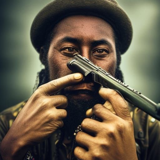 Reggae Icon in Intimate Portrait