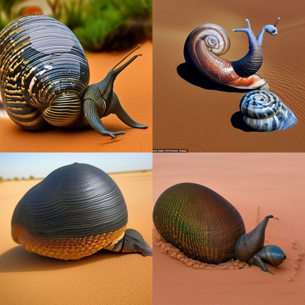 Giant African Snail's Sahara Desert Journey