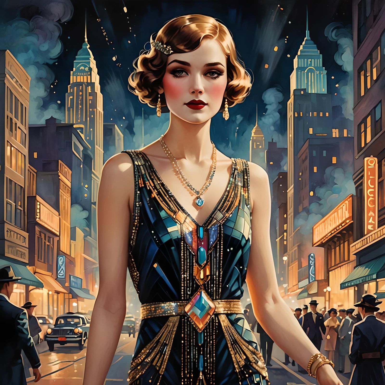 Lady Art Deco