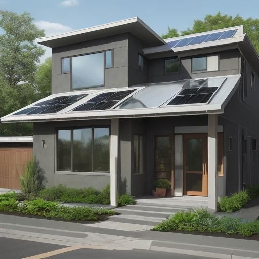 Explore sustainable design options for the front elevation.
...