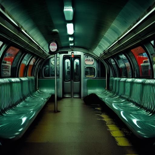 AI Generated Subway Car