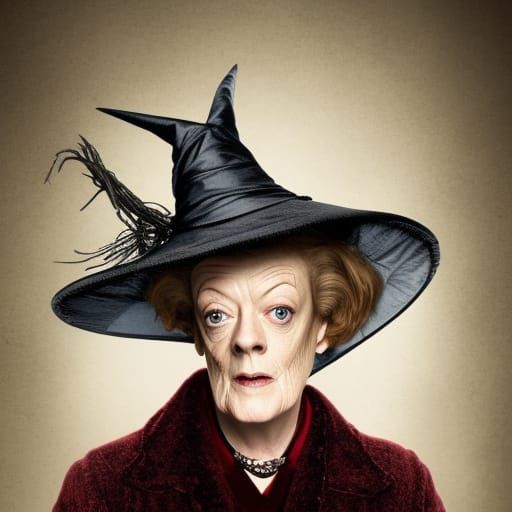 Maggie Smith as Professor McGonagall Portrait