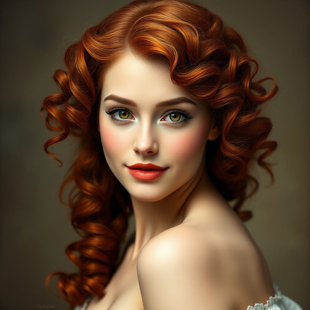 Ethereal Beauty in Rococo Style