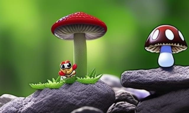 Angry Yet Cute Mushroom Kingdom Character