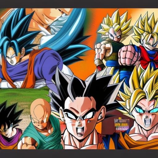 Dragon Ball in Comic Book Art Style