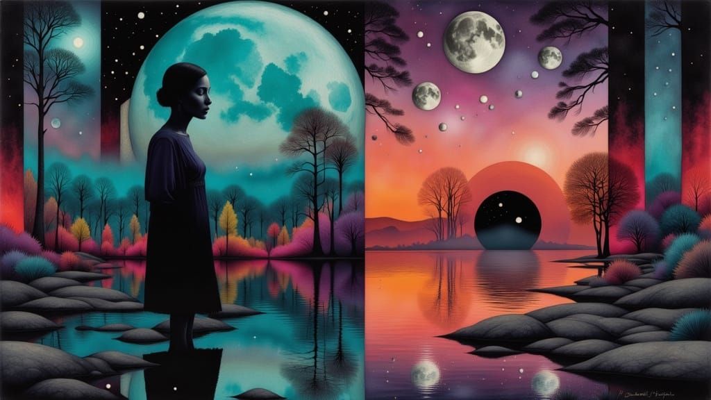 Surreal World of Optical Illusions in Digital Art