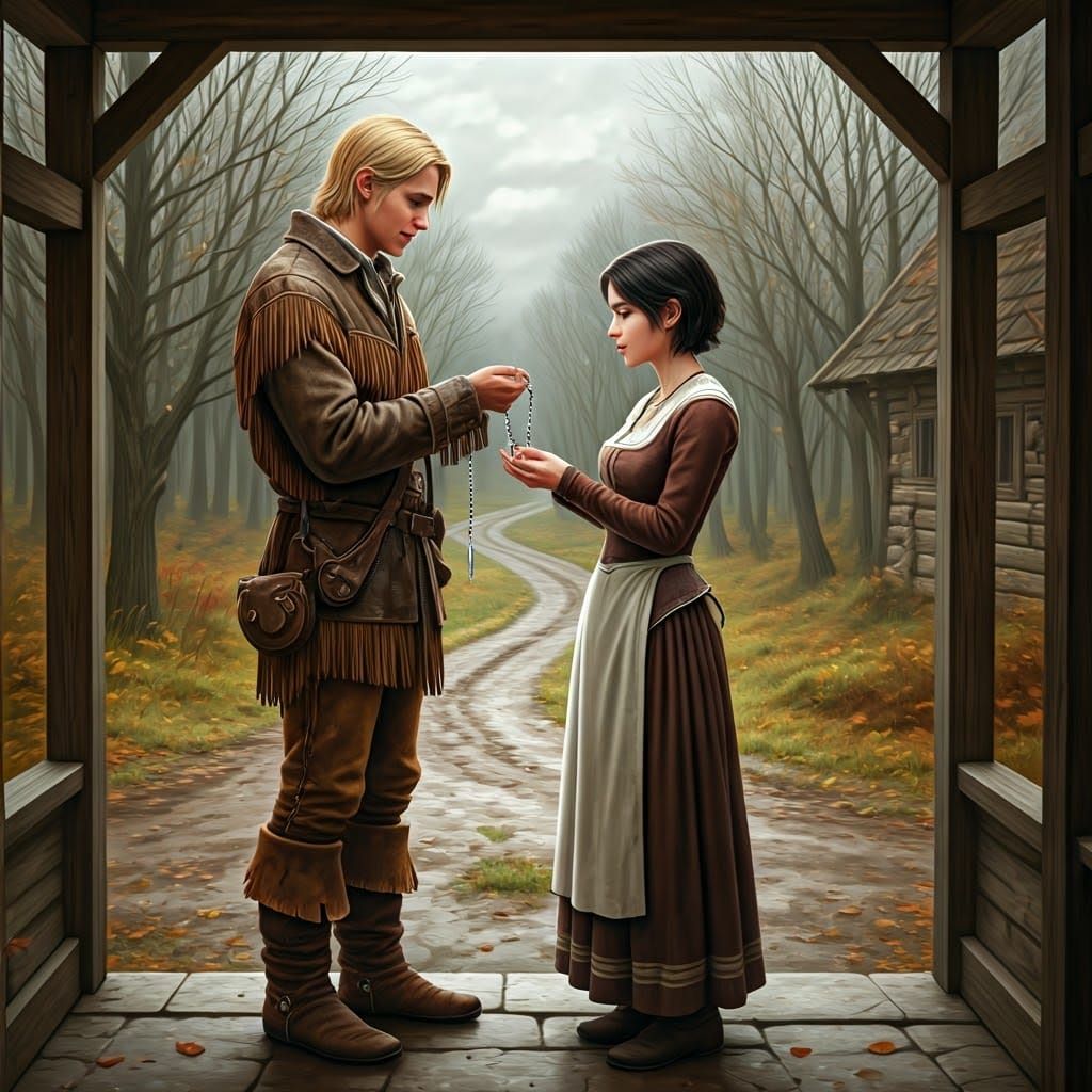 Medieval Hunter Presents Rare Crystal Necklace to Enchanted ...