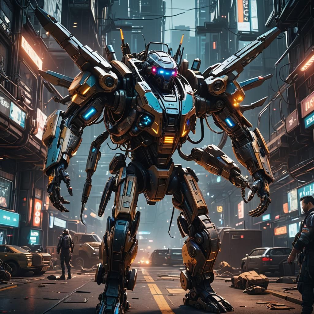 Cyberpunk Robotic Insects in High Definition