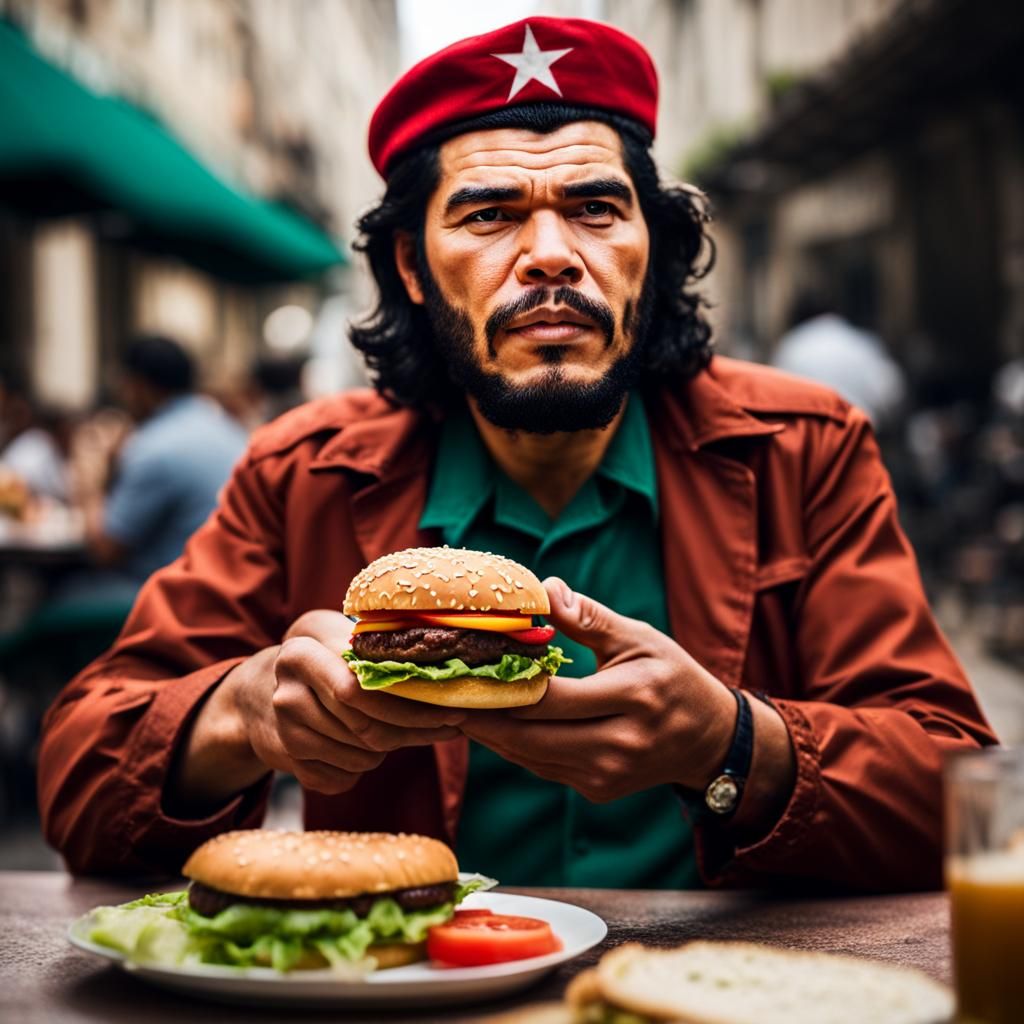 Che Guevara Burger: Professional Photography
