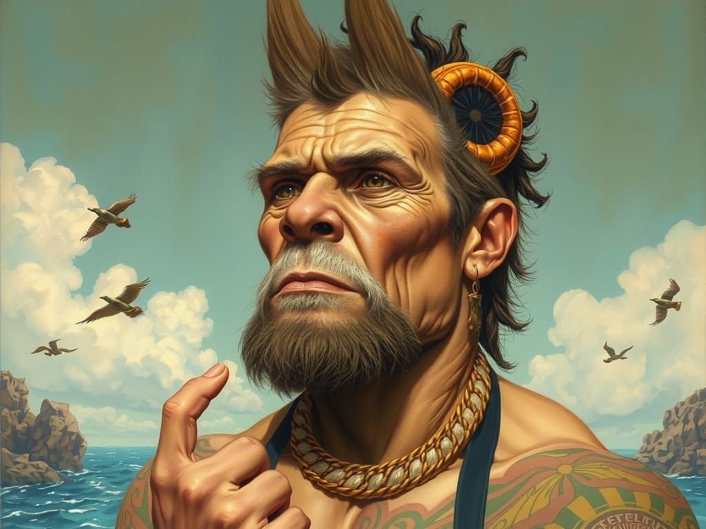 Surreal Portrait of Queequeg