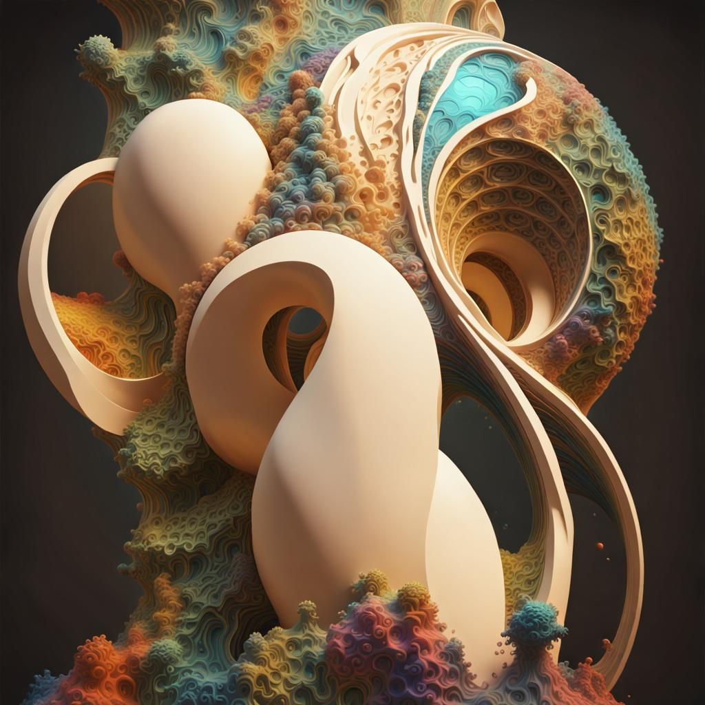 Geometric Abstract Art in 8K Resolution