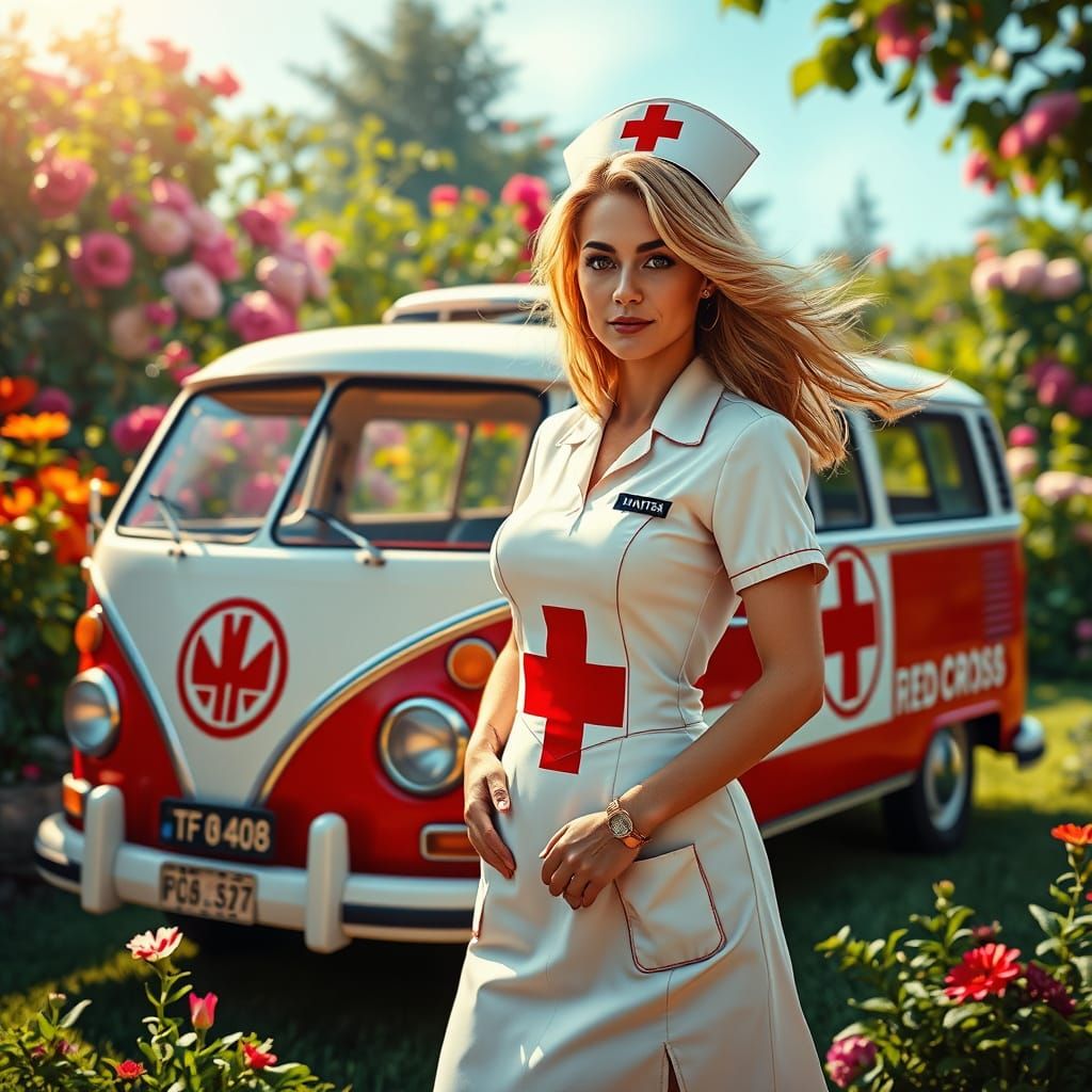Ana de Armas Lookalike is a nurse