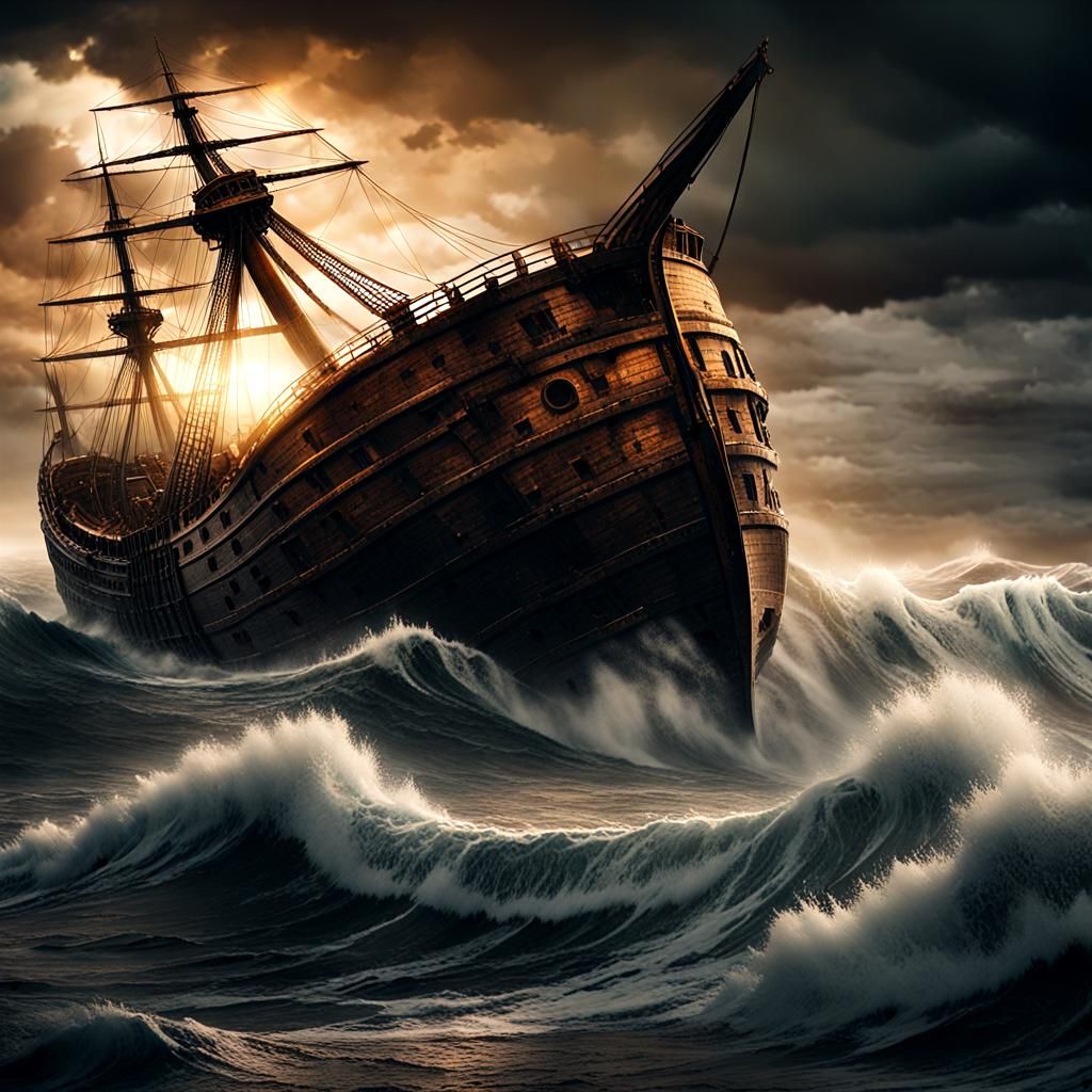 Stormy Seas: An Epic Digital Matte Painting