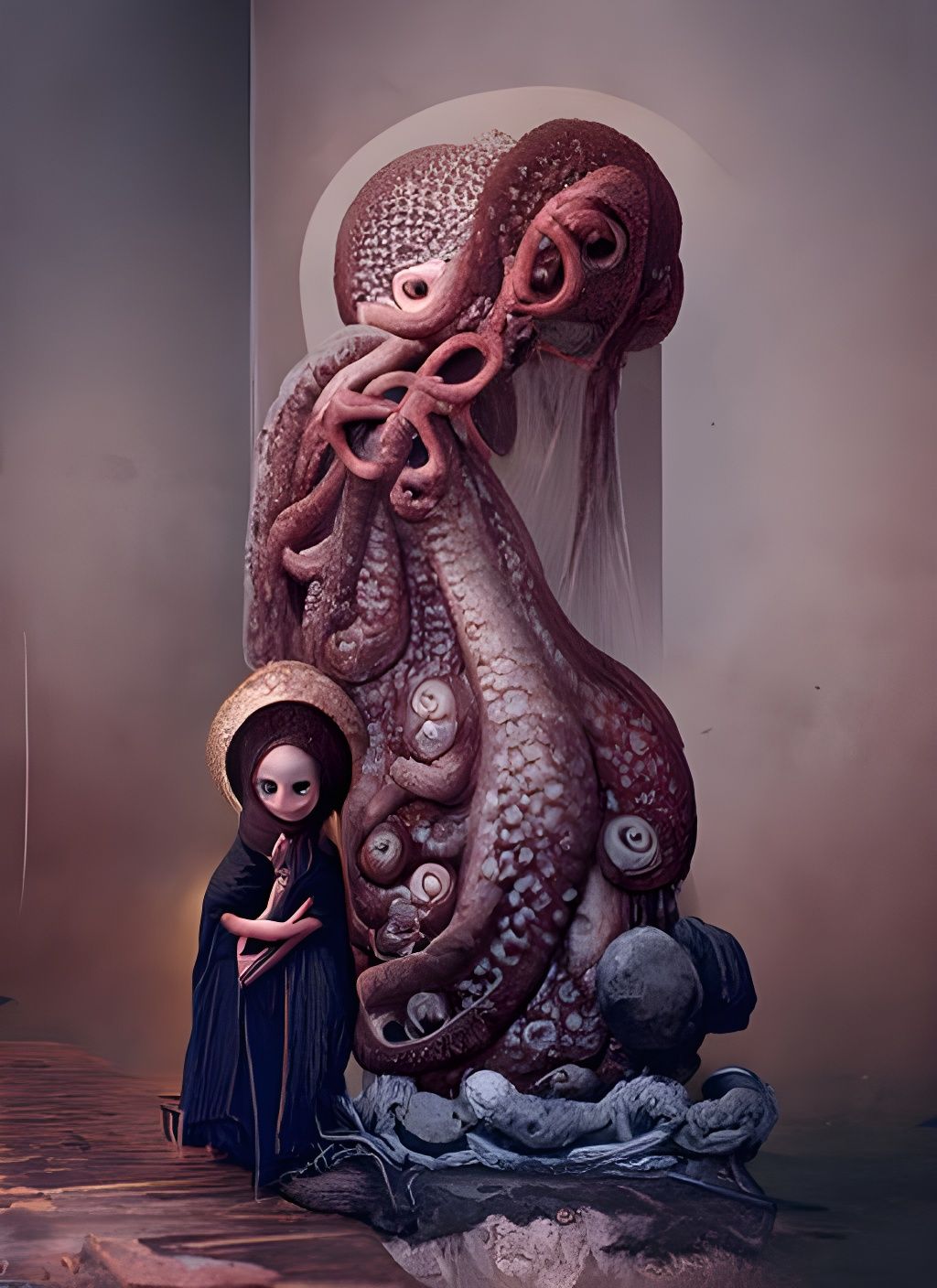 Our Lady of the Octopi: Cel-Shaded Comic Art