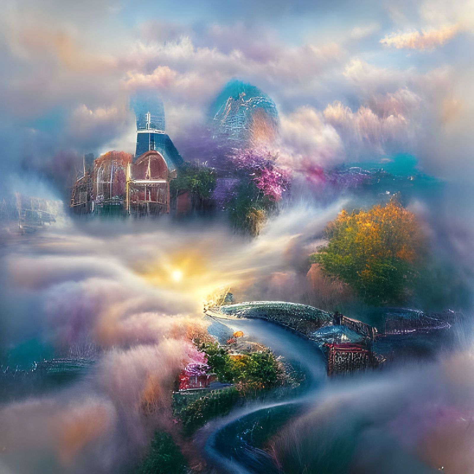 Ethereal Fantasy Image of Unstoppable Self-Belief