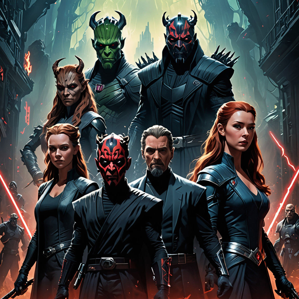 Dystopian Heroes Unite in Double Exposure