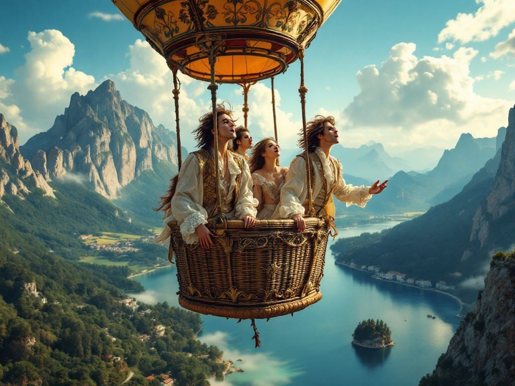 Elegant Opera Singers Soar Above 17th-Century Italian Landsc...