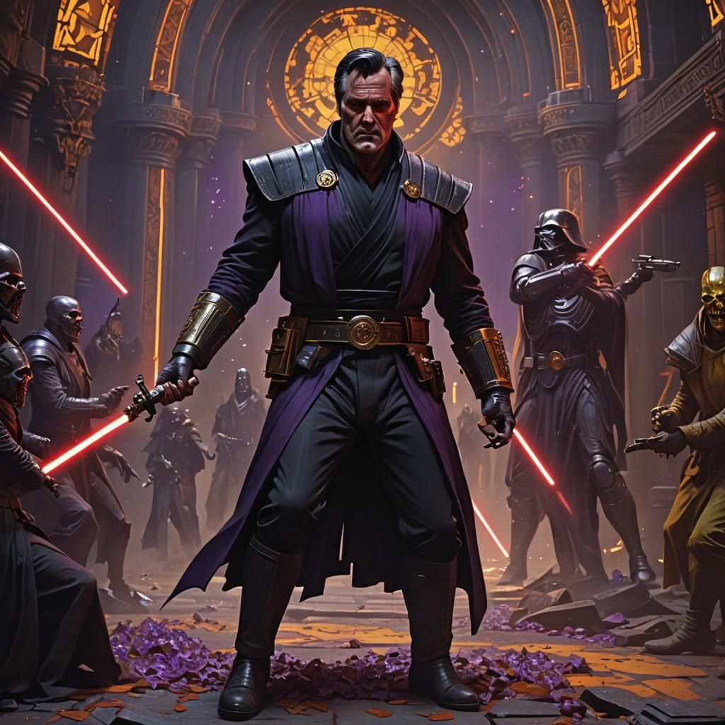 Sith Master Dark Fantasy Concept Art
