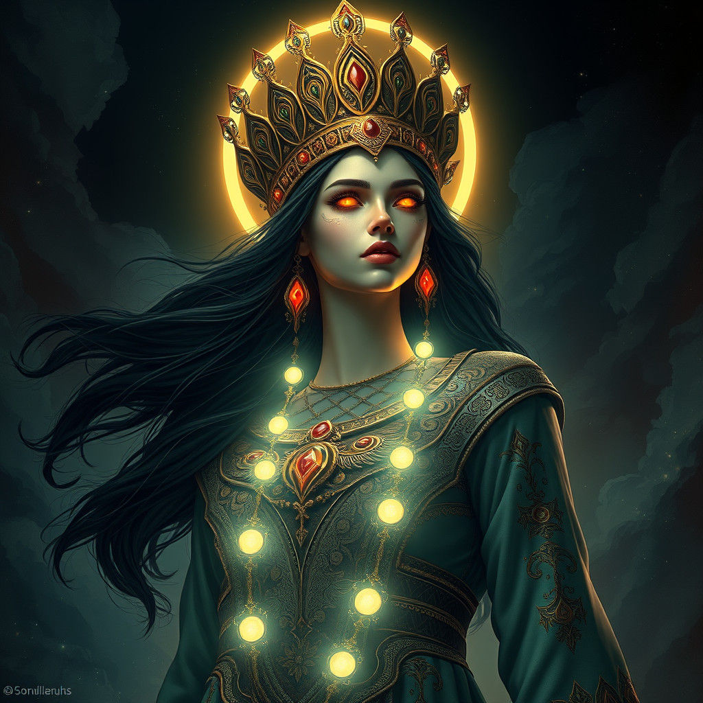 Iranian Conscience Goddess Daena in Hyper-Realistic Digital ...