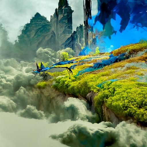 Detailed Matte Painting of Drowning Air