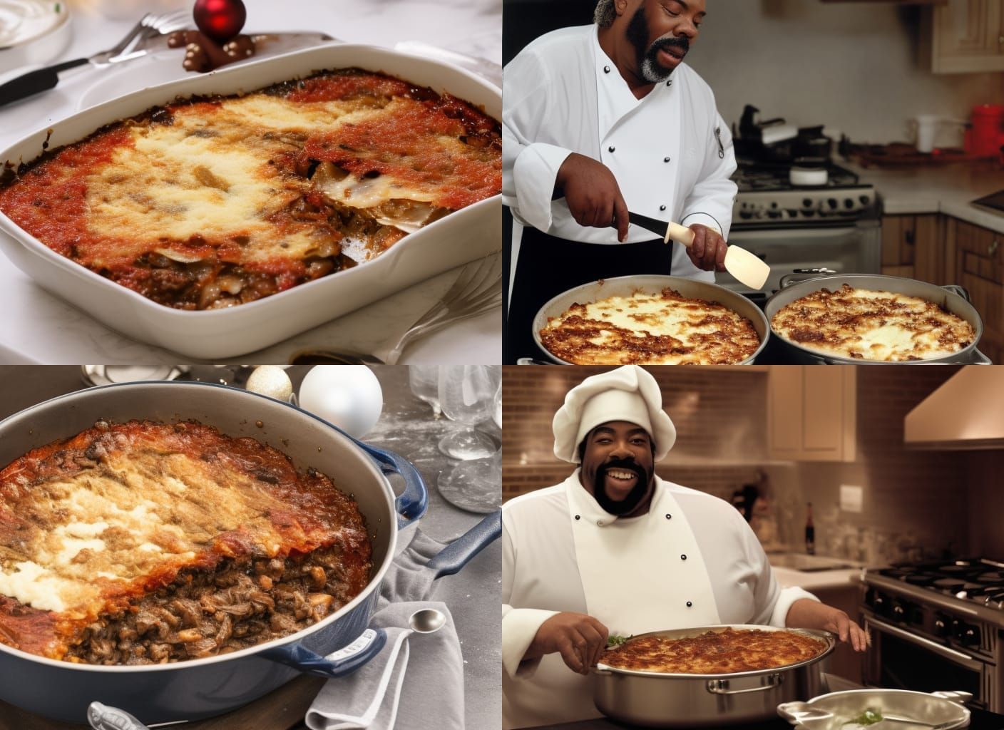 Barry White Cooks Christmas Moussaka