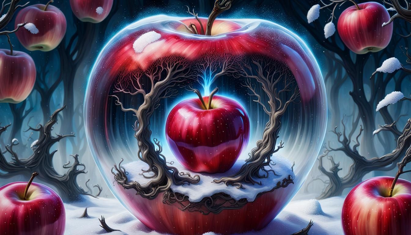 Snow White in a Glass Apple