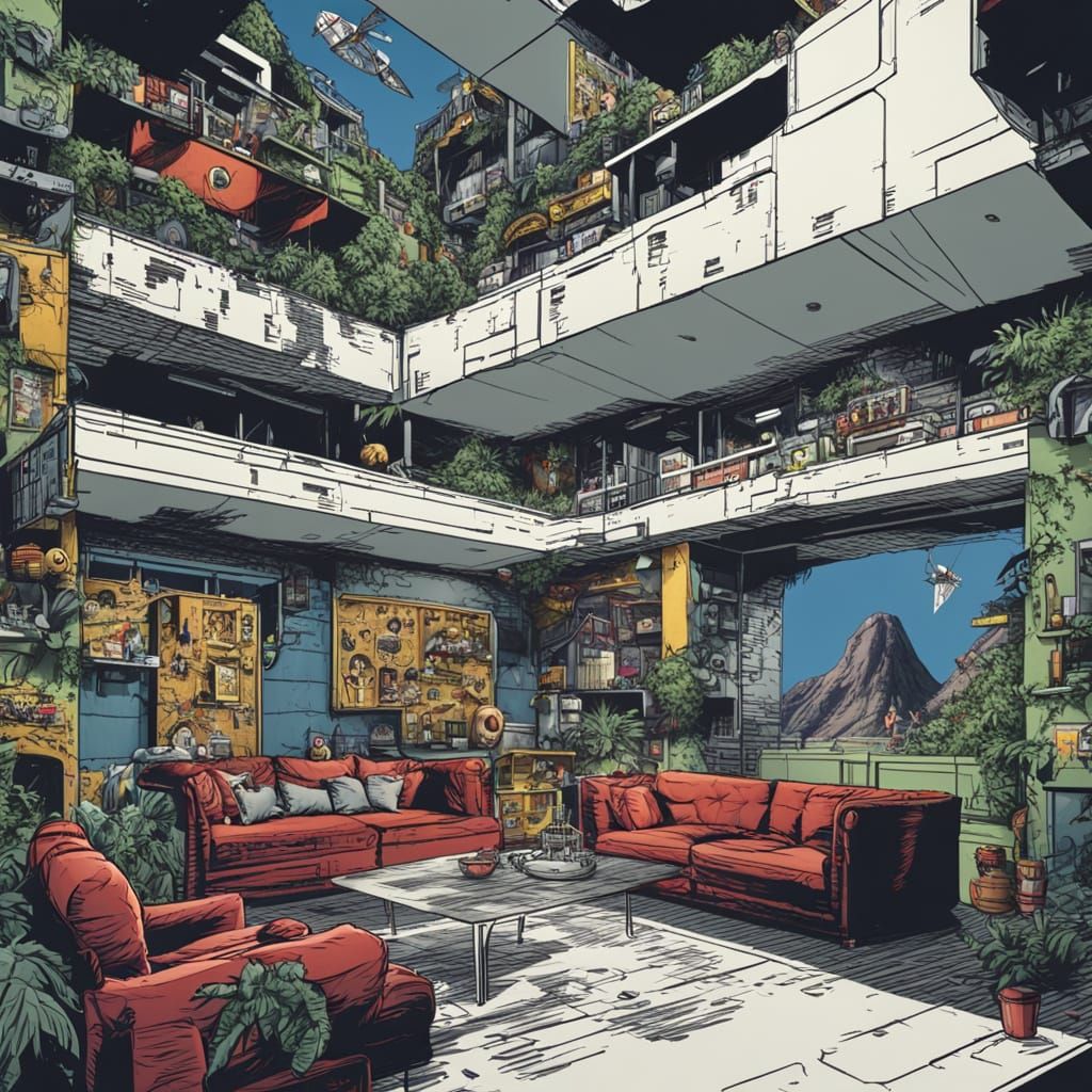 Supervillain Lair Hidden in Mountain