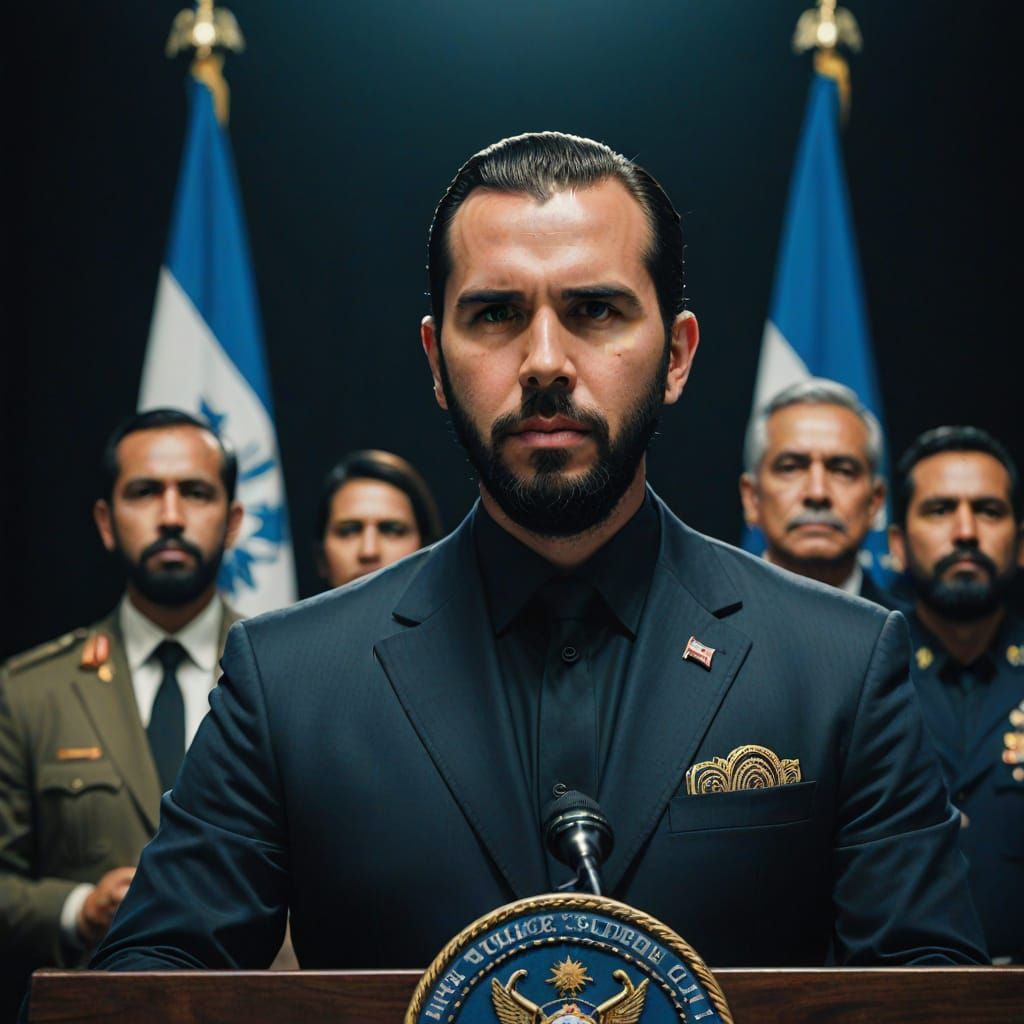 Elegant President Nayib Bukele Gives Grand Speech in Opulent...