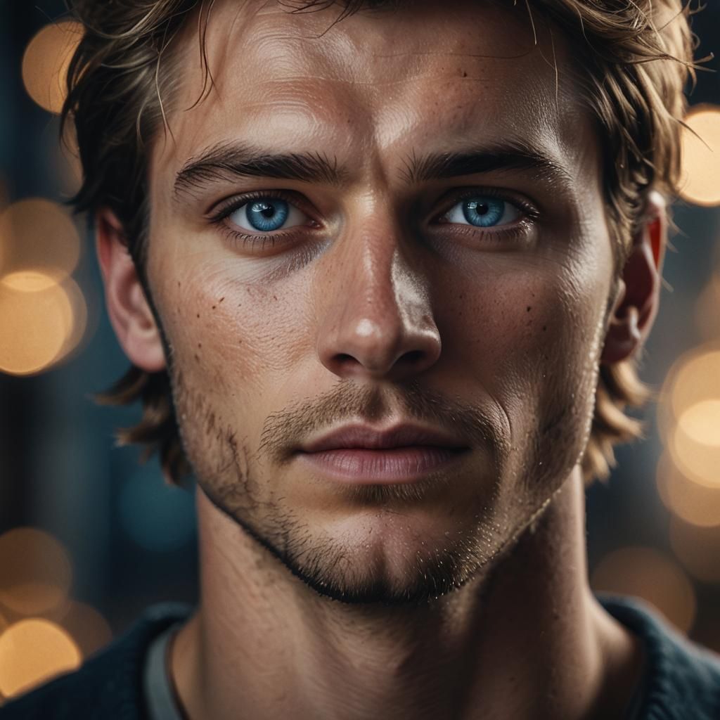 Hyper-Realistic Portrait in Cinematic Style