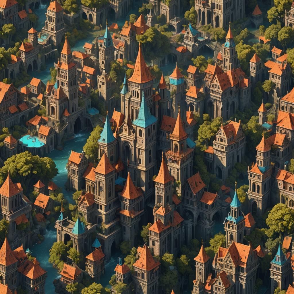 Priest With Newspaper, Banana, and Parasol: Detailed Digital...