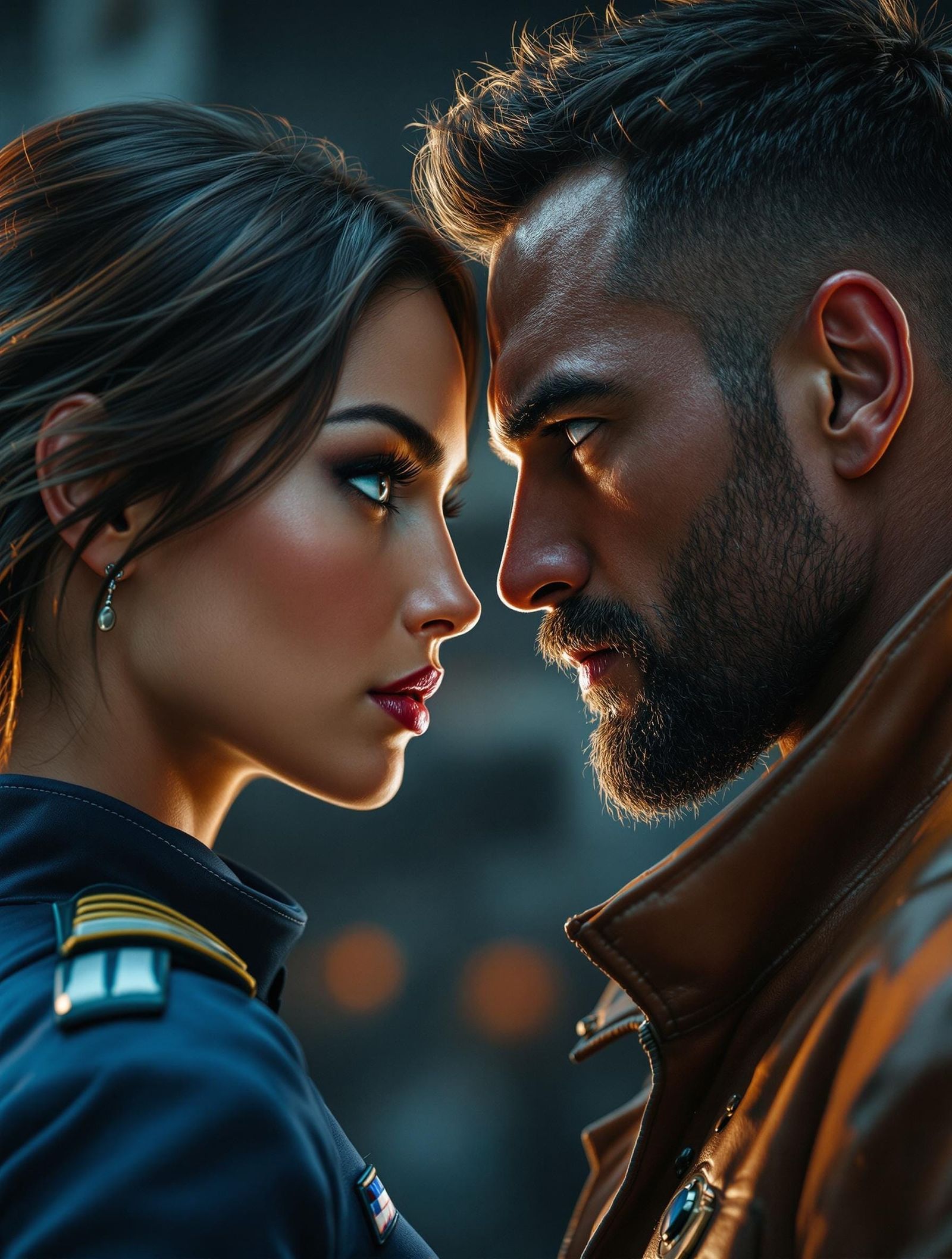 Tense Standoff Between Space Fleet Rivals