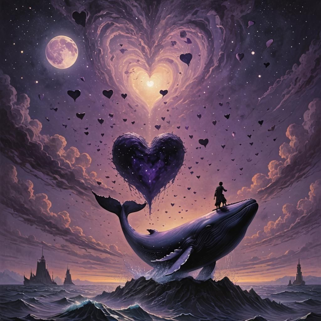 Cosmic Whale in Dark Purple Universe