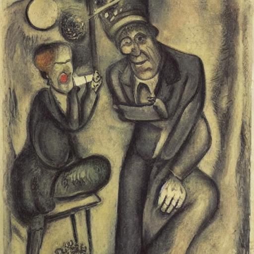 Locksmith Vasya in Expressionist Style