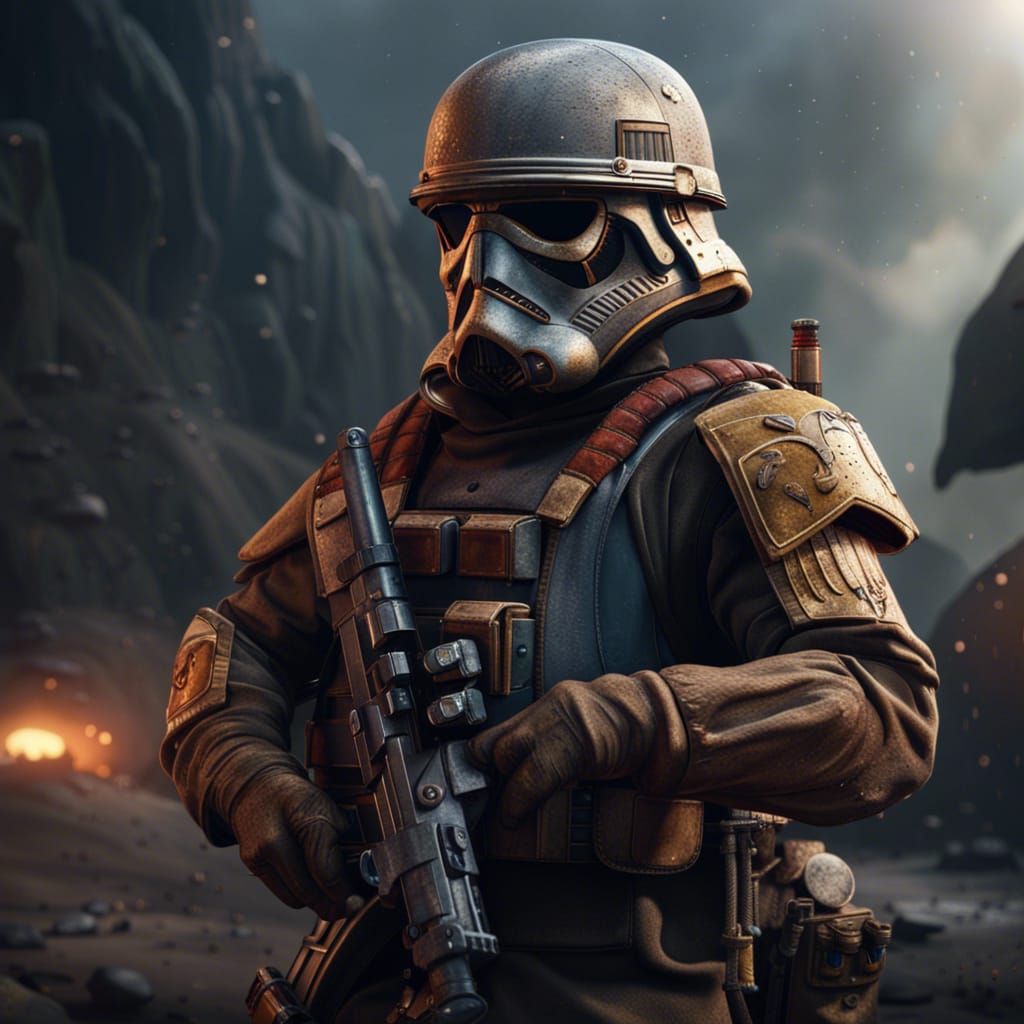 WW2 Star Wars Soldier Concept Art
