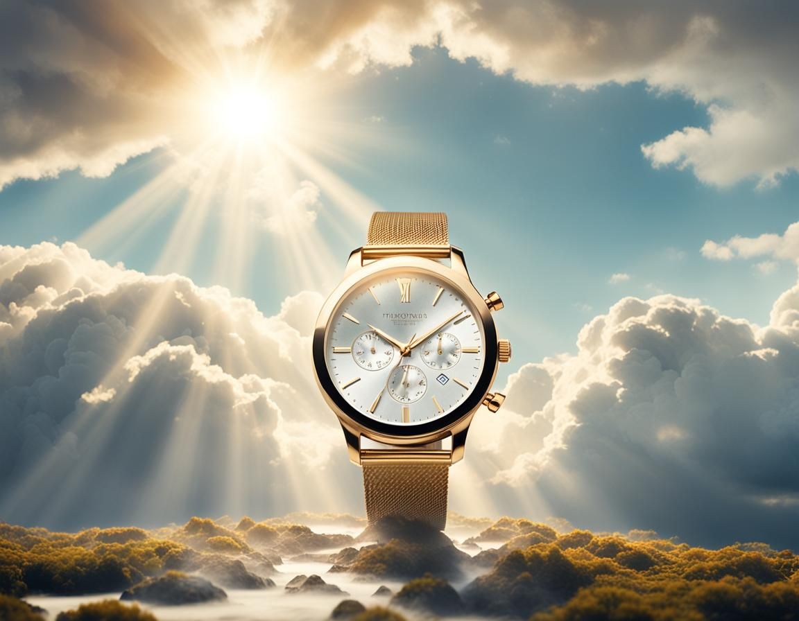 Luxury Watch Ad: Norse Gods in Divine Light