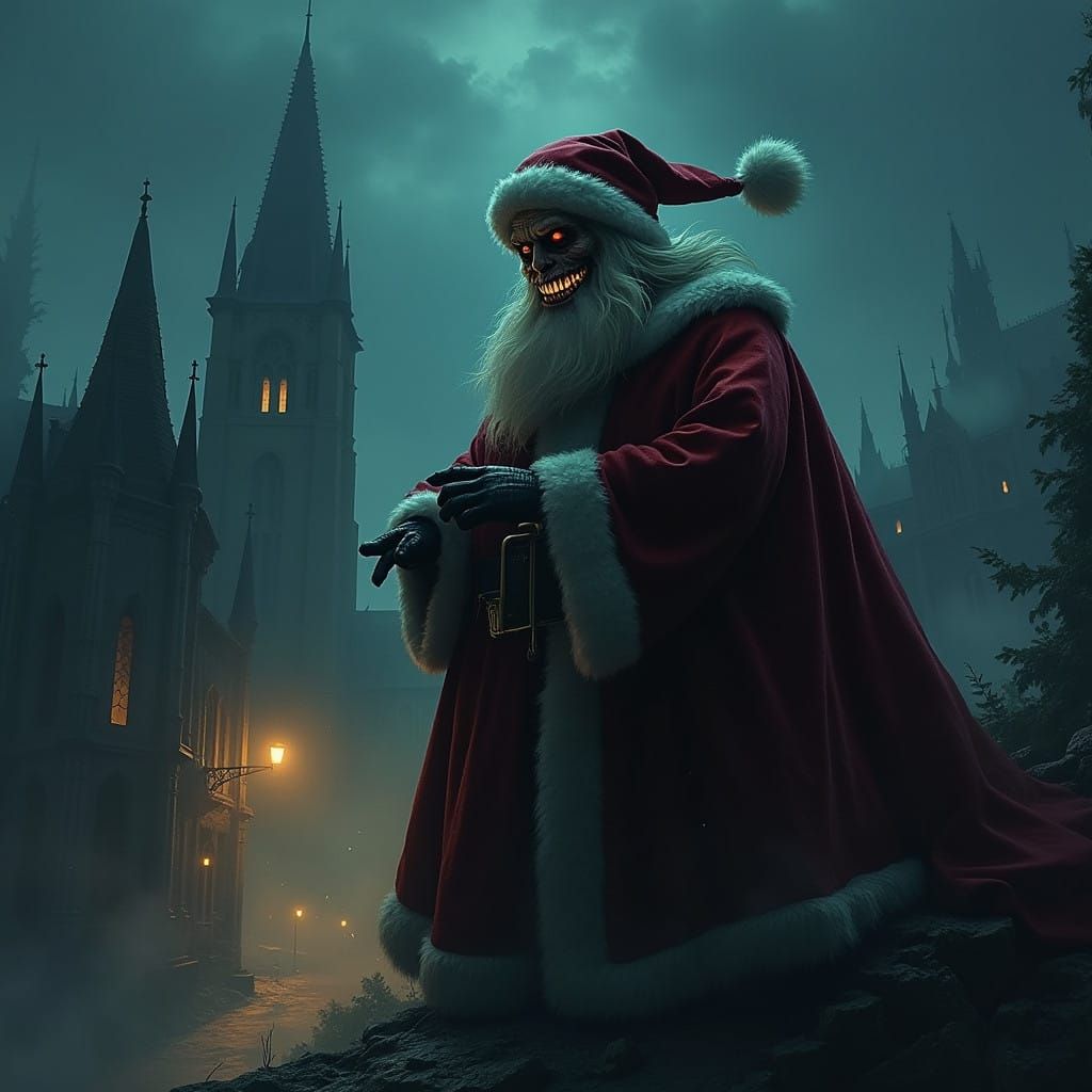 Dark Santa Reigns in Gothic City