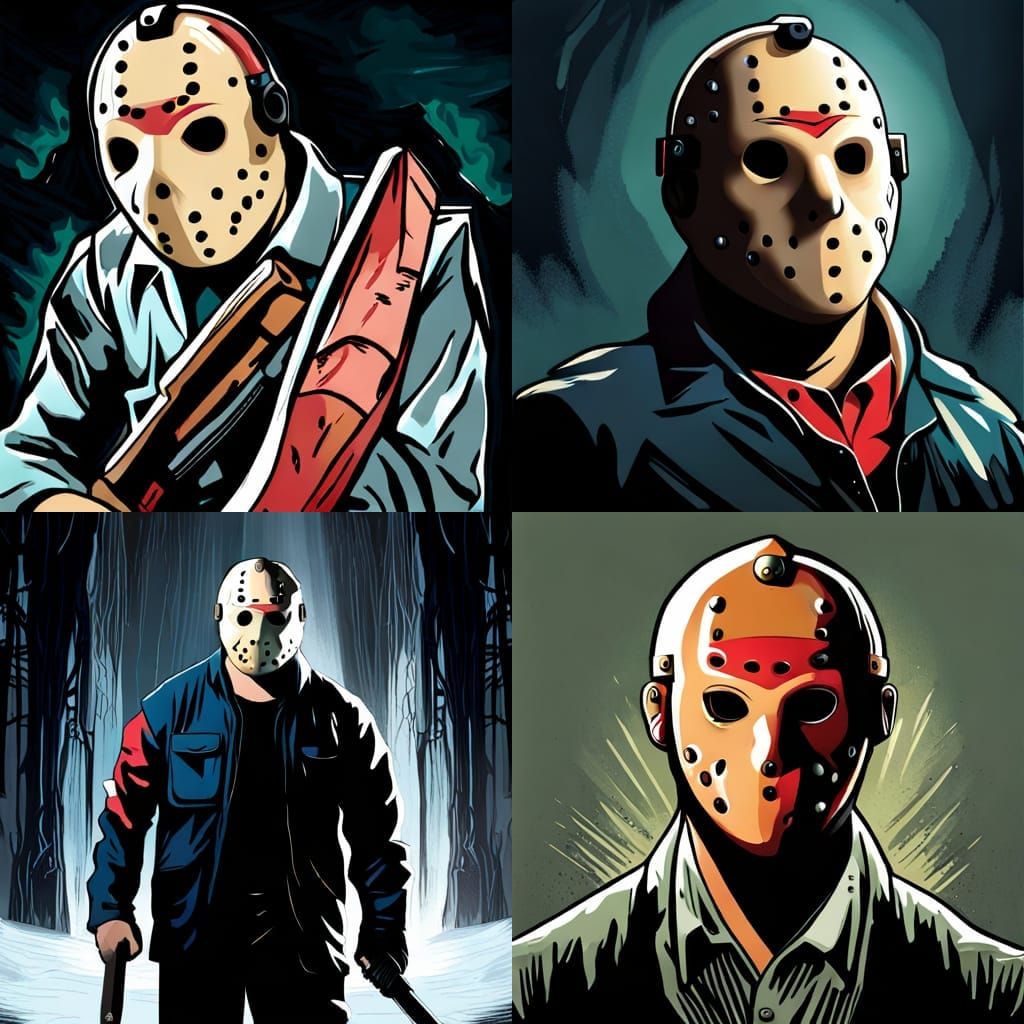 Jason Voorhees AI Generated Image