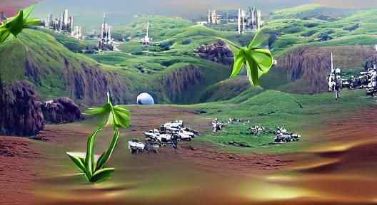 Lush Green Planet: A Vision of New Hope
