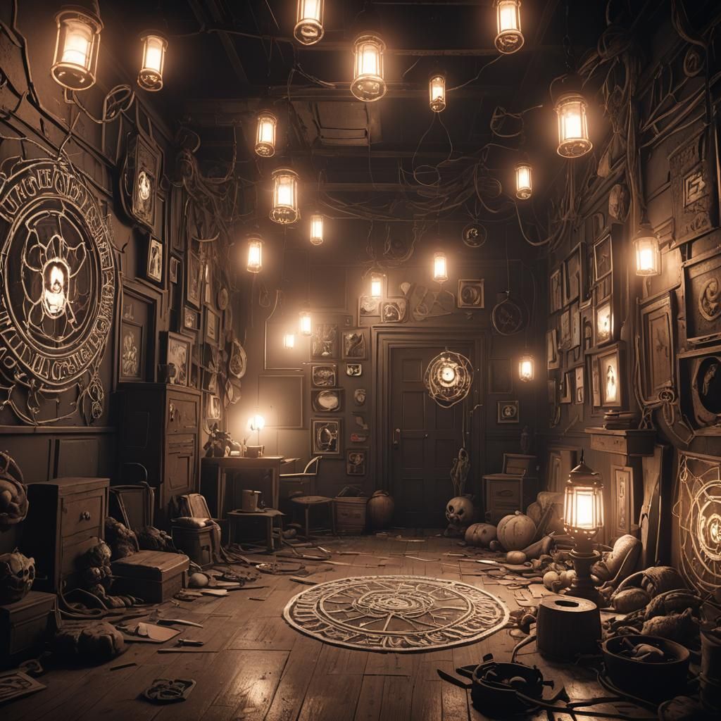 Flickering Light Horror Scene in Unreal Engine 5