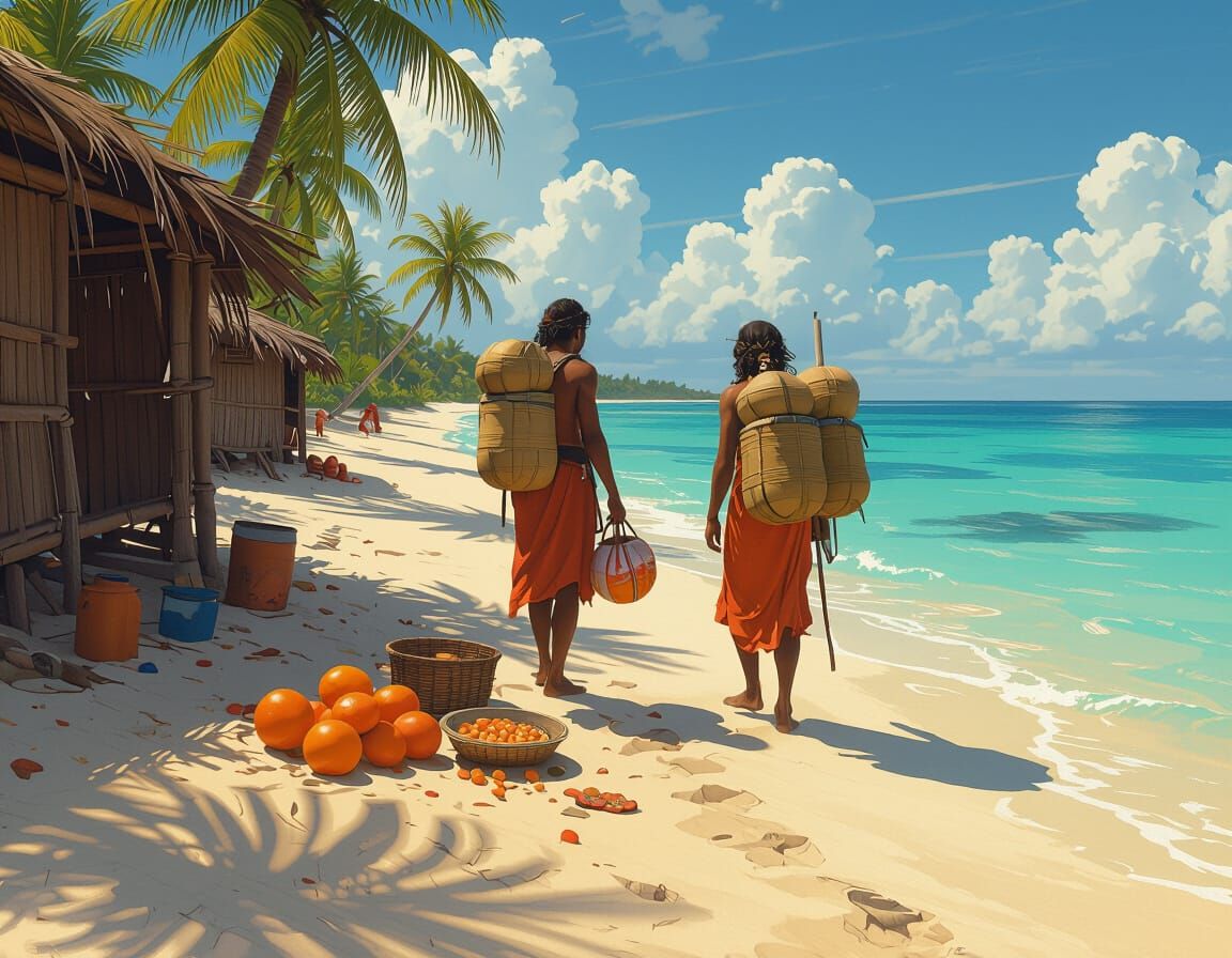 Stranded Sailors Aided on Remote Pacific Island