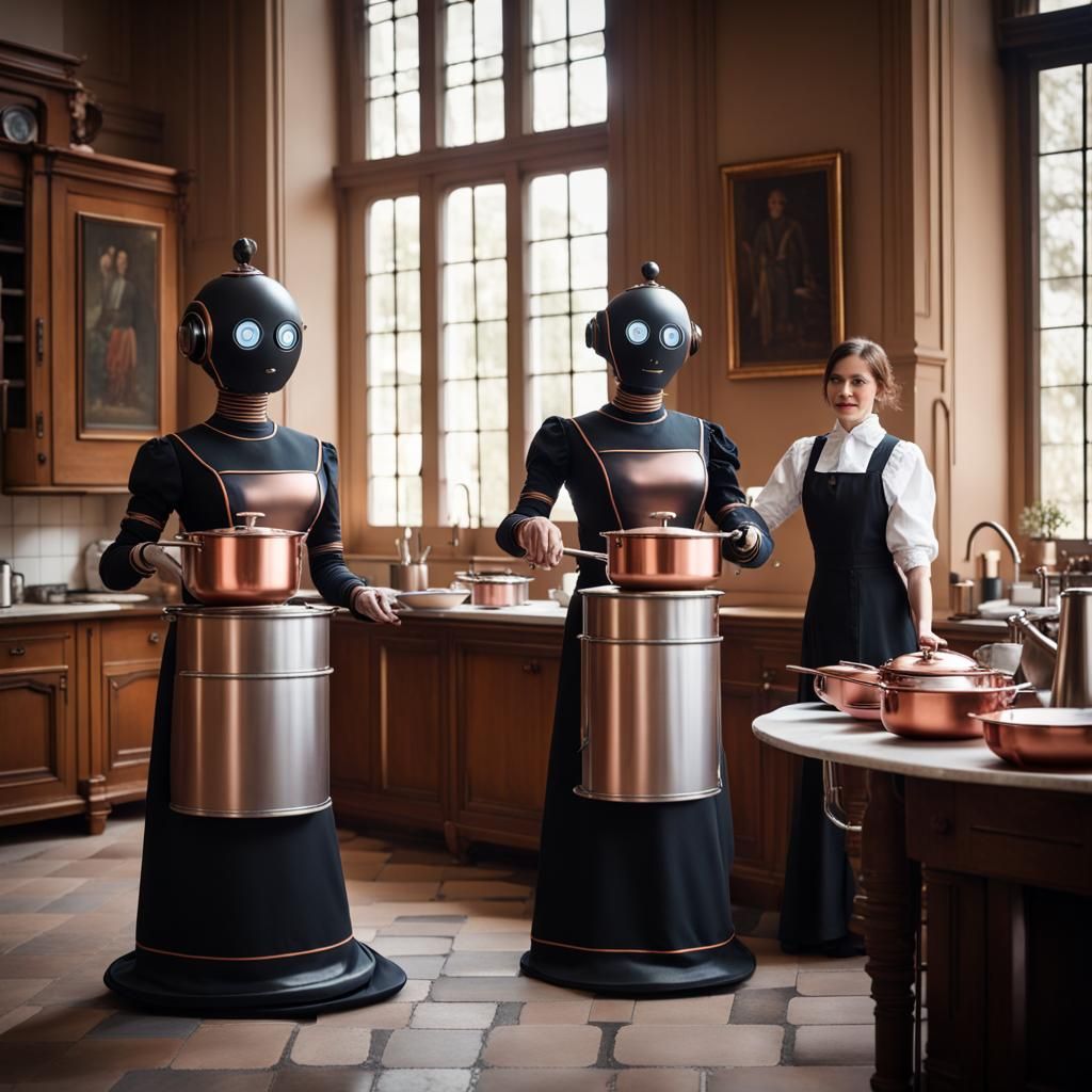humanoid kitchen maids