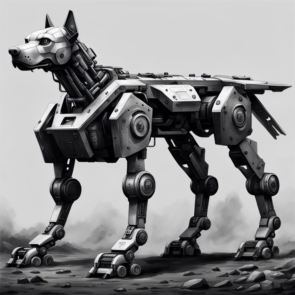 Chinese Military Unveils War-Ready Robot Dog in Charcoal
