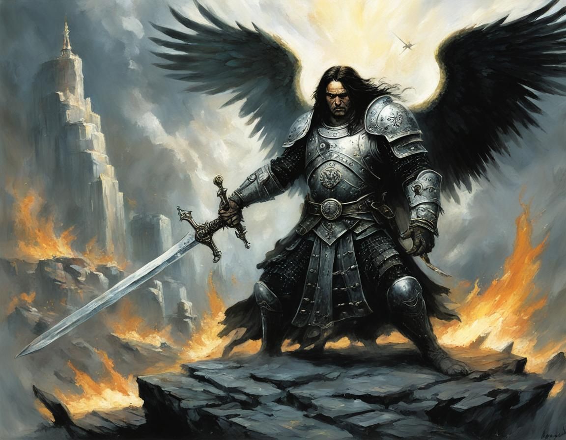 Angels of Divine Purpose: A Dark Fantasy Vision