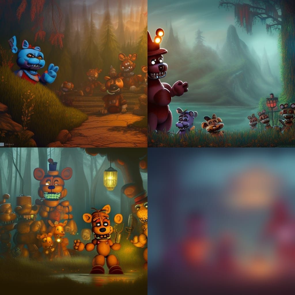 Detailed Matte Painting in Unreal Engine Style