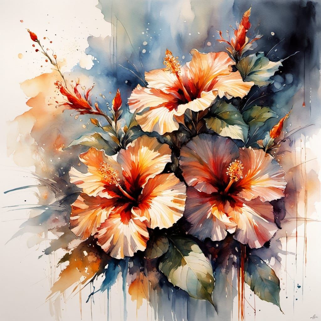 Yellow Hibiscus Is Ideal For Lifting One's Spirits And Bringing Good Fortune Into Your Home !